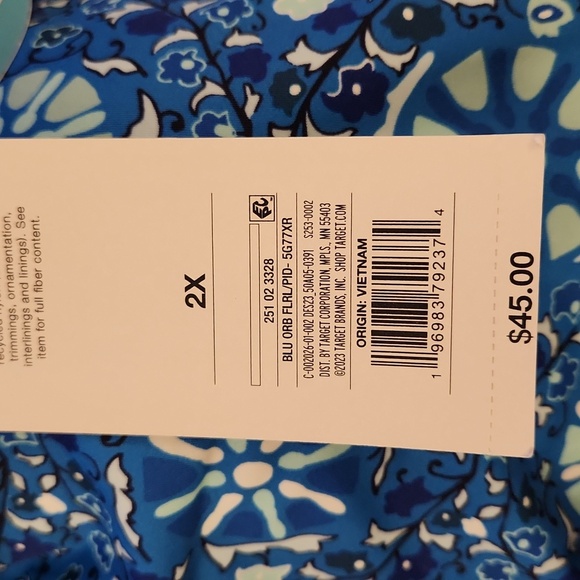 RHODE Zinnia plus size Floral Print One-Piece Swimsuit - Picture 5 of 6